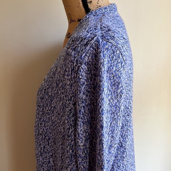 Lane Bryant open front marked over piece duster blue cardigan 10/12 - Picture 6 of 15